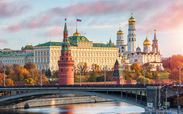 The Kremlin at sunrise, Moscow