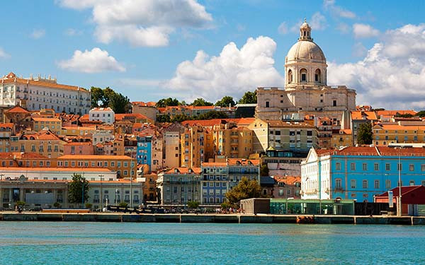 View of Lisbon from the Tagus River