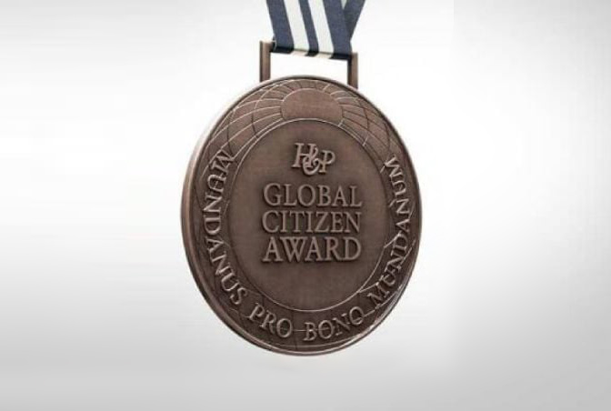 2025 Global Citizen Award Winner