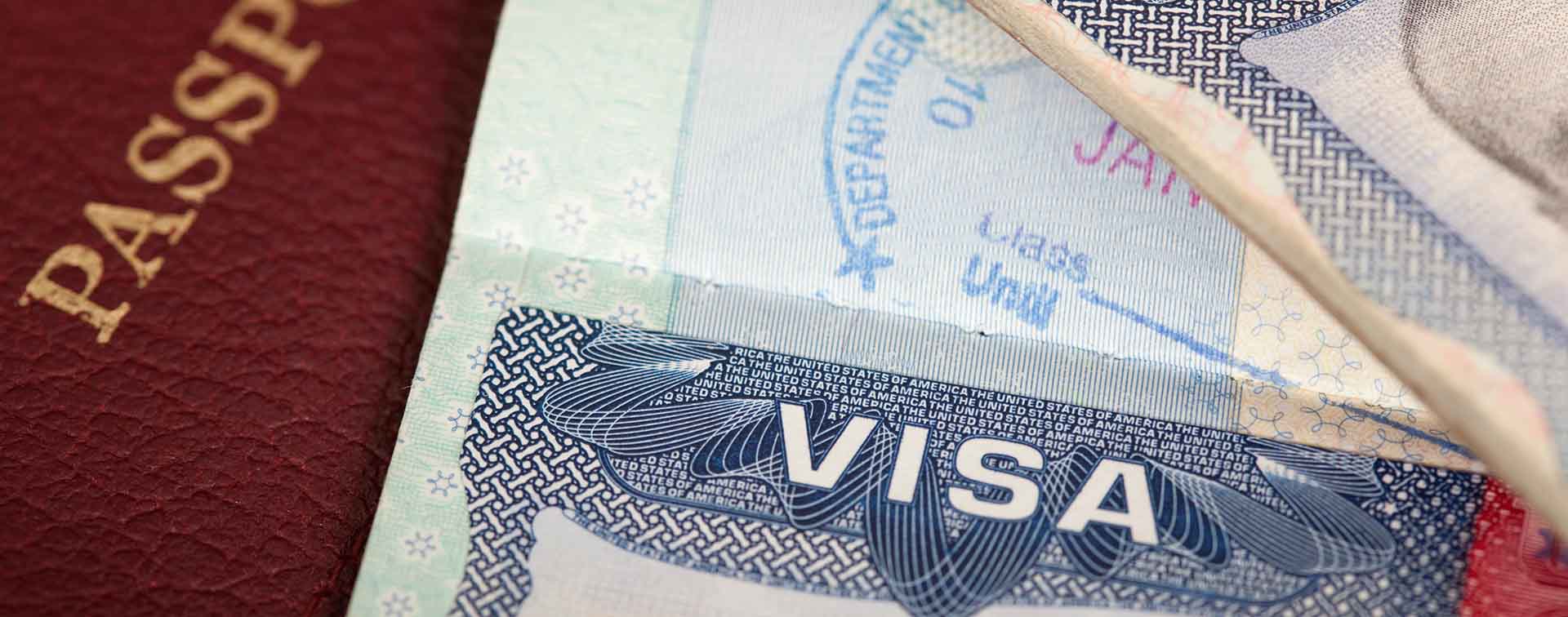 Passport cover and visas