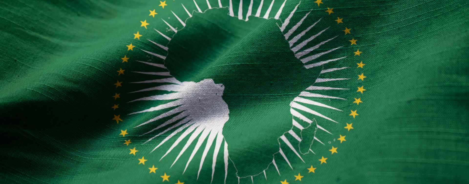 The flag of the African Union
