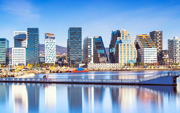 Bjørvika Barcode in Oslo Norway