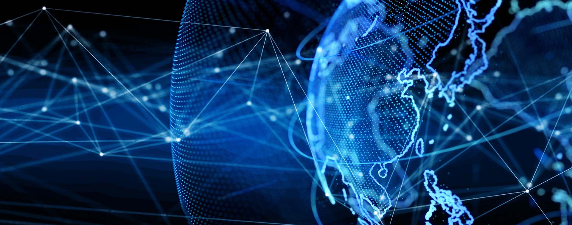 Global communication network concept