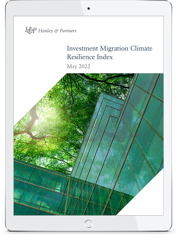 Investment Migration Climate Resilience Index<br>May 2022 Cover
