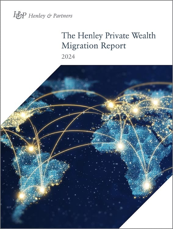 The Henley Private Wealth Migration Report 2024 Cover