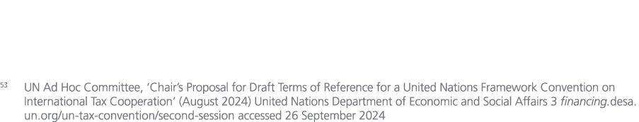 53 UN Ad Hoc Committee, ‘Chair’s Proposal for Draft Terms of Reference for a United Nations Framework Convention on I...