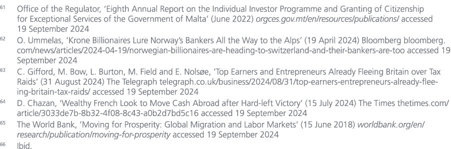 61 Office of the Regulator, ‘Eighth Annual Report on the Individual Investor Programme and Granting of Citizenship fo...