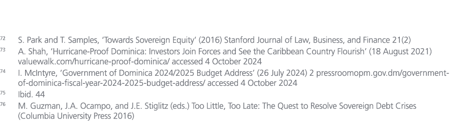 72 S. Park and T. Samples, ‘Towards Sovereign Equity’ (2016) Stanford Journal of Law, Business, and Finance 21(2) 73 ...